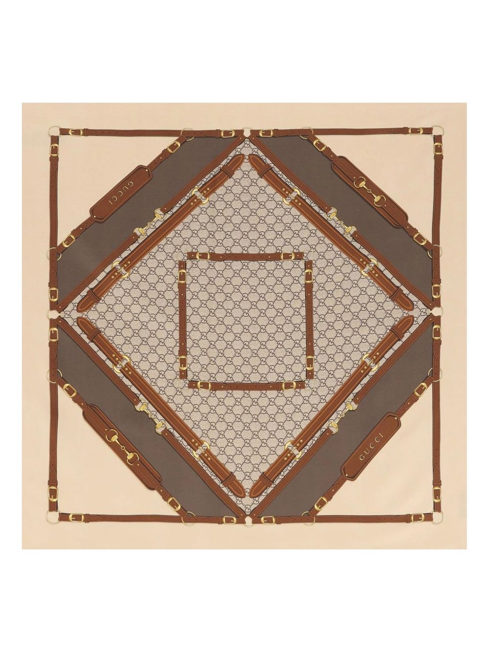 Gucci Scarfs - Brown | 1adc160f1bf7c1e27e95178df534eff1eef657d6