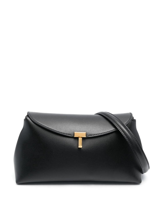 T-Lock Leather Clutch