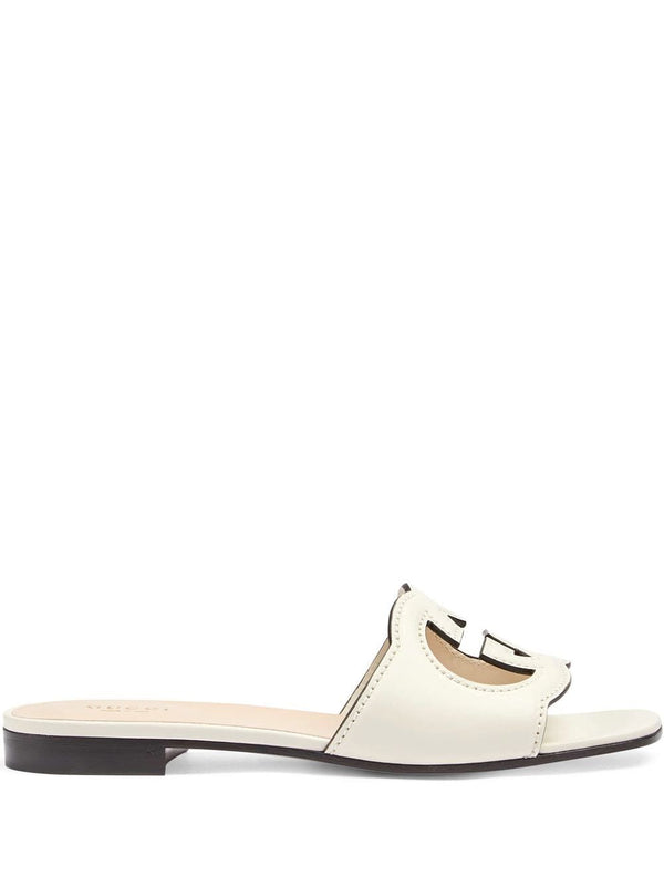 Leather Flat Sandals