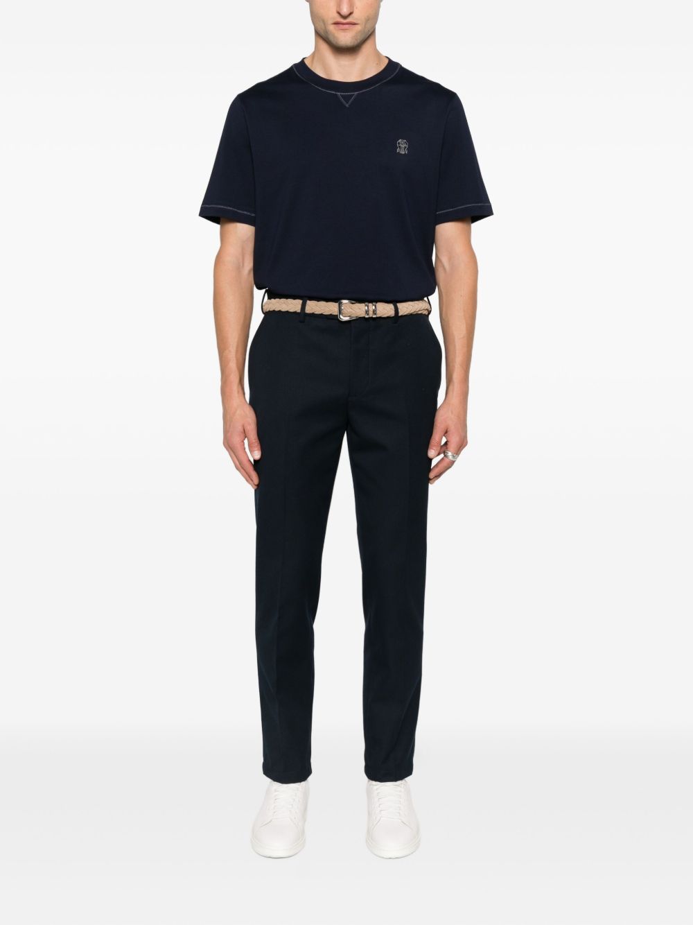 Brunello Cucinelli T-shirts and Polos - Blue and green | 89702fc6d310dcf3ab289eb0945784c21fff3ab8