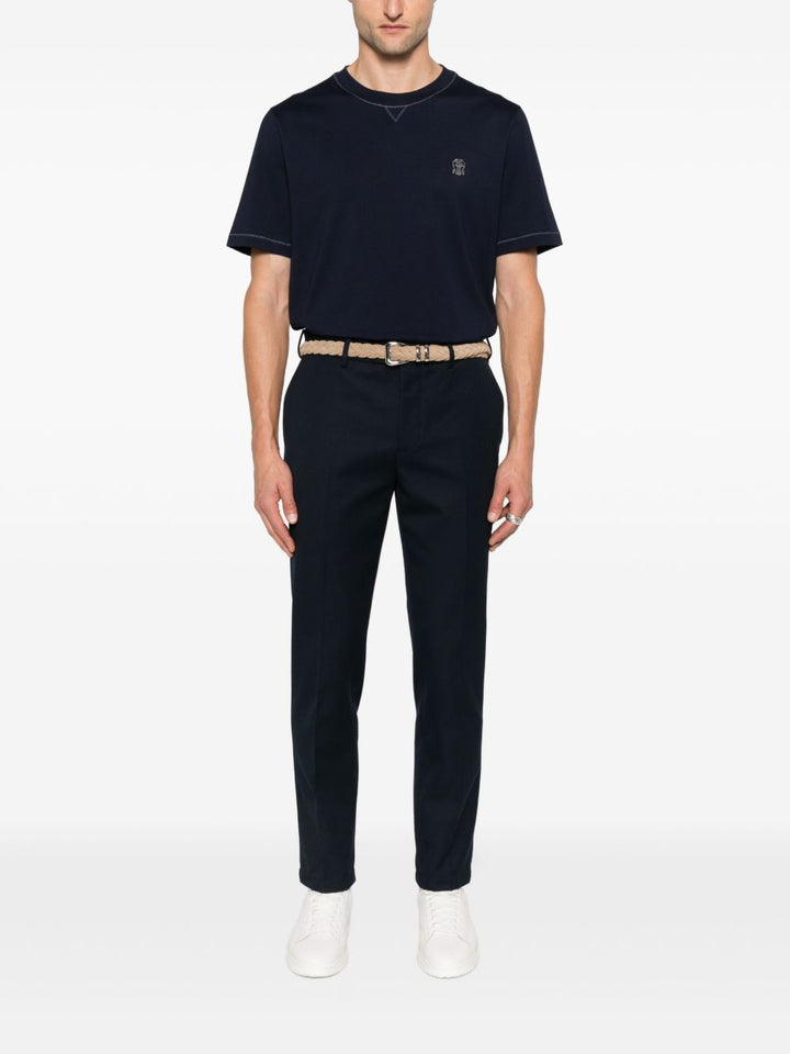 Brunello Cucinelli T-shirts and Polos - Blue and green | 89702fc6d310dcf3ab289eb0945784c21fff3ab8