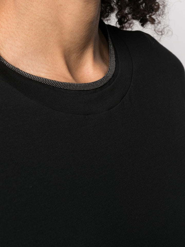 Brunello Cucinelli T-shirts and Polos - Blacks and greys | 5c7c1b5a5dda15e5fe96ceb528ea0ee3161371f6