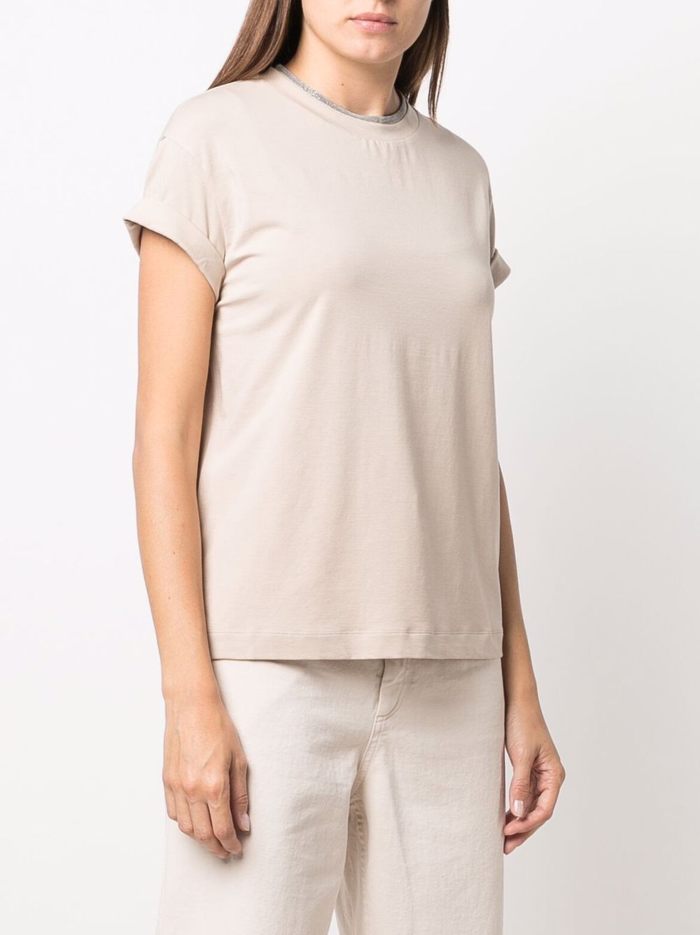 Brunello Cucinelli T-shirts and Polos - Light and natural | e6c7bdaab7c1ddd325a6c6de720d351c3c6374e1