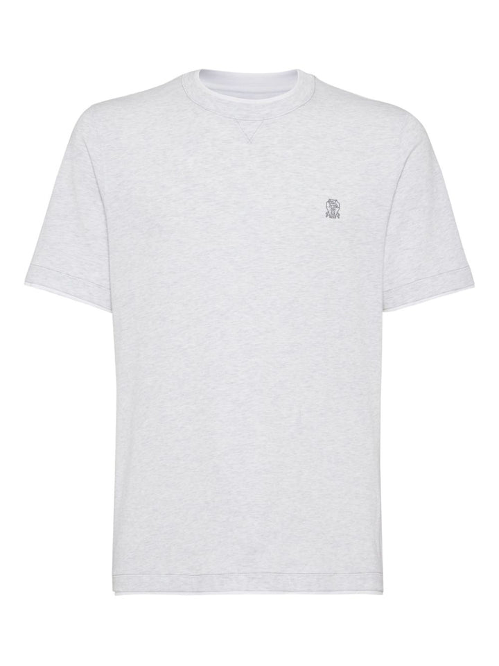 Brunello Cucinelli T-shirts and Polos - Blacks and greys | 859f72dde85463199d0f3d088e12e66e3f845080