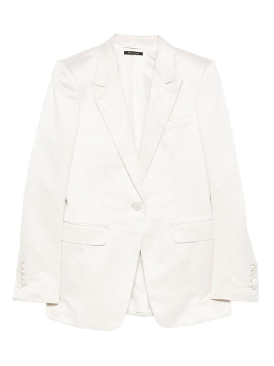 Single-Breasted Blazer Jacket