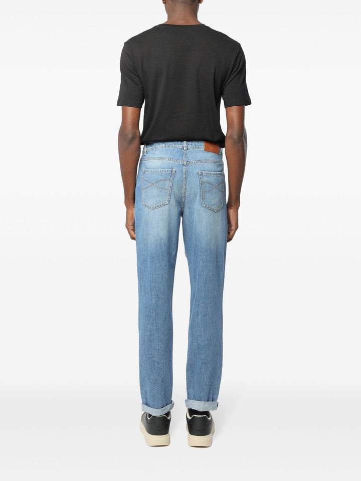 Brunello Cucinelli Jeans - Blue and green | 8ee71ebf8a562d055e502bfd4bf3fabe7c48a523