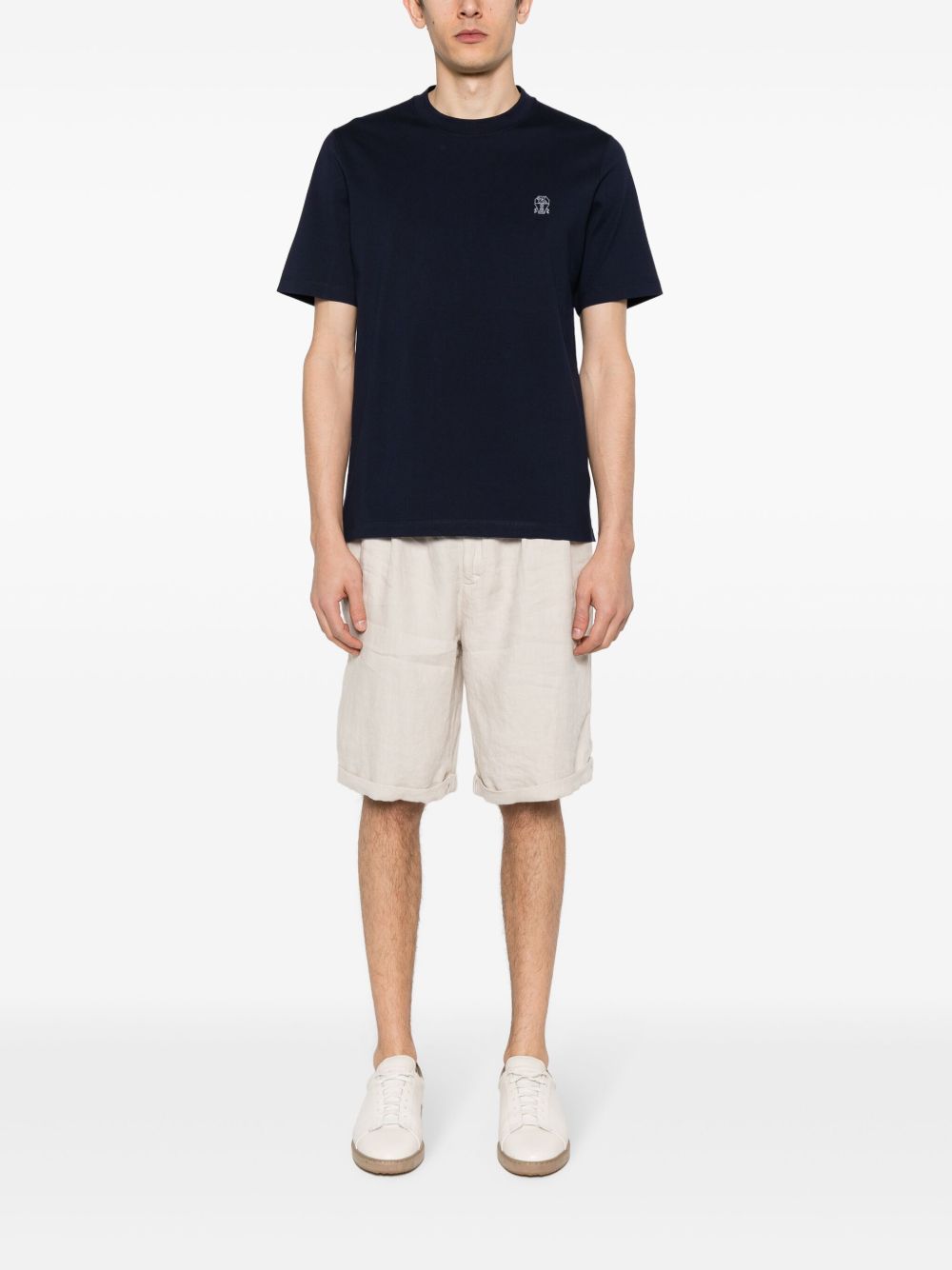 Brunello Cucinelli T-shirts and Polos - Blue and green | 5f81835d06e1dc5587819bfa12373af9d0a33061