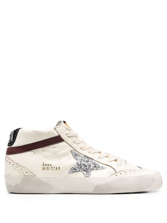Mid Star Leather Sneakers