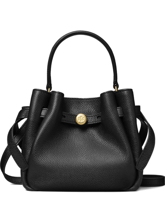 Romy Mini Leather Bucket Bag