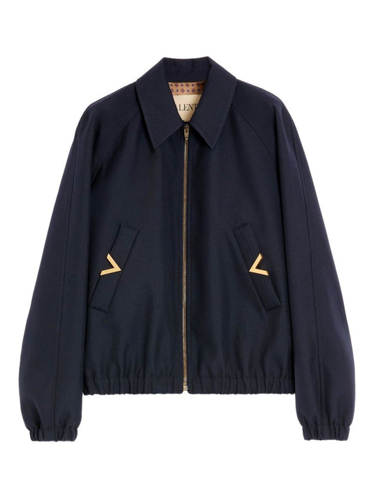 Vgold Wool Blend Blouson Jacket