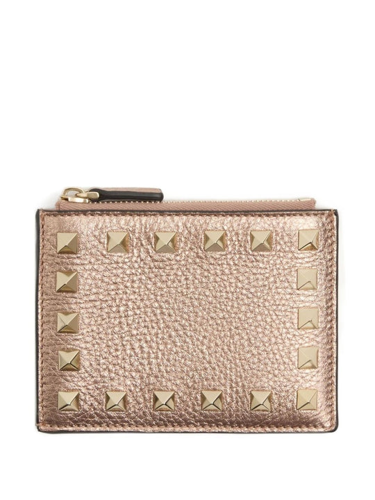 Rockstud Leather Coin Purse