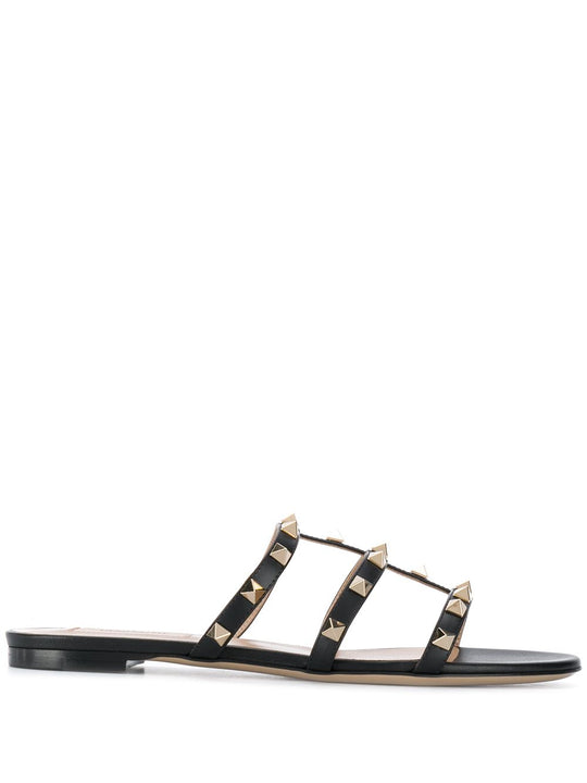 Rockstud Leather Sandals