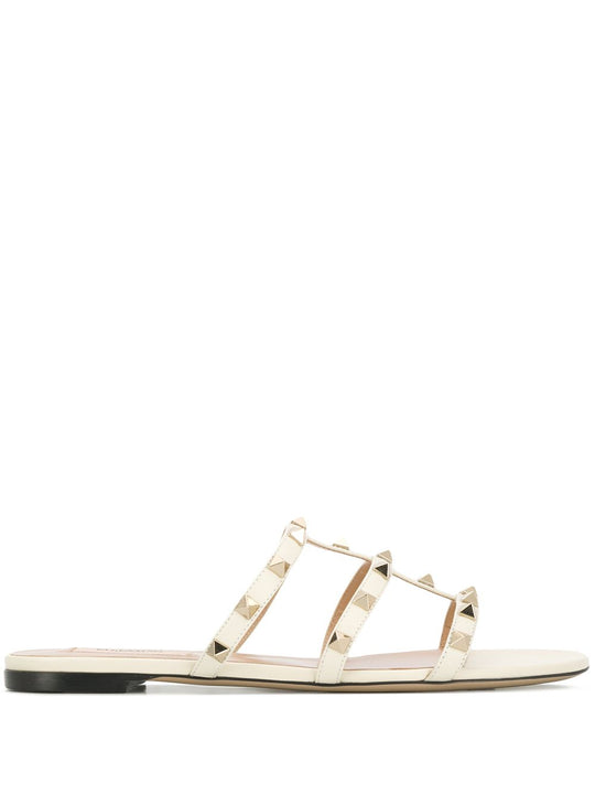 Rockstud Leather Sandals