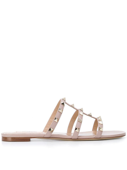 Rockstud Leather Sandals