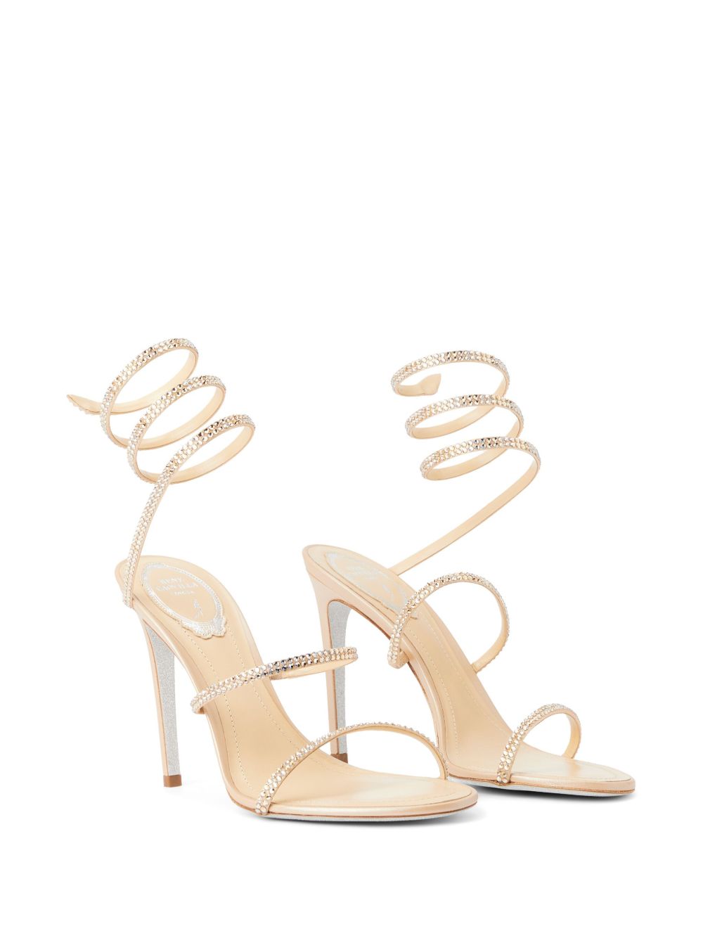 Rene' Caovilla Sandals - Light and natural | 63ba63a1a7a741b2ea3431eca89d681cd70008a1