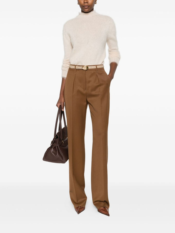 Max Mara Trousers - Brown | 05bfb6284edc45cf79b8e810a297060a24acf994