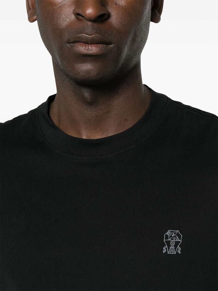 Brunello Cucinelli T-shirts and Polos - Blacks and greys | d55469d1b00f1d0dd1b237ef32d72e535df8f448