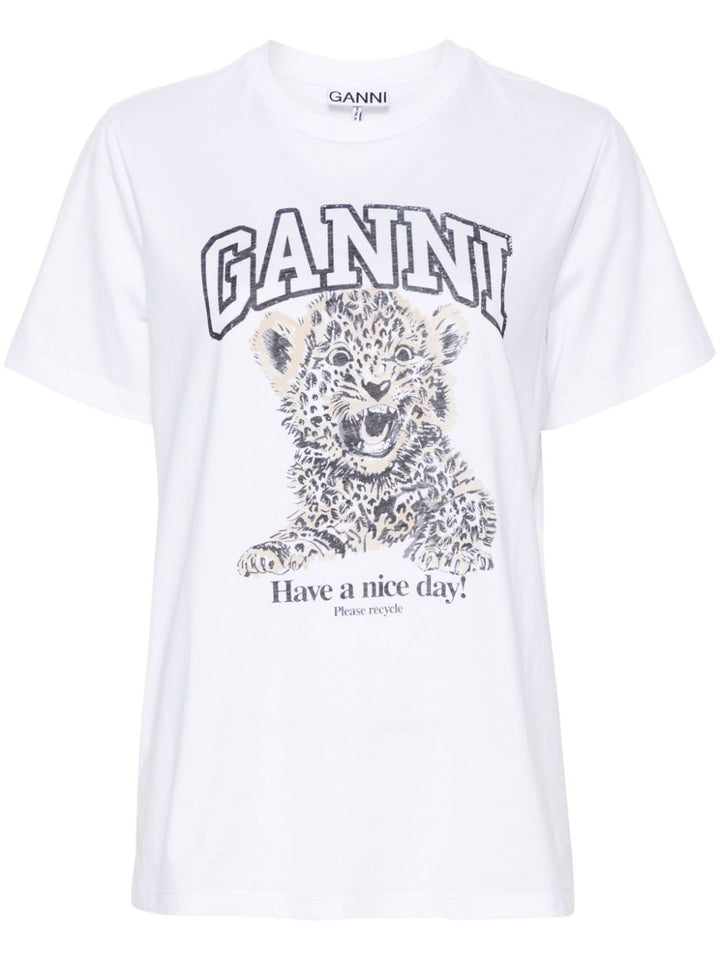 Ganni T-shirts and Polos - Light and natural | 8256c1fa4d24cb2ee07904c8250abb508991d665