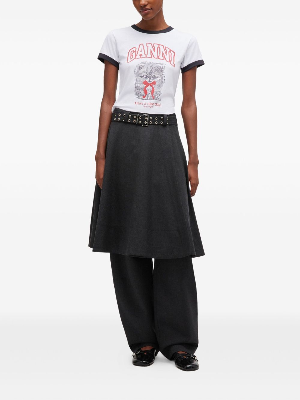 Ganni T-shirts and Polos - Light and natural | c9bce7a01feb12c3df81dabe1d2bd8a78431ed32