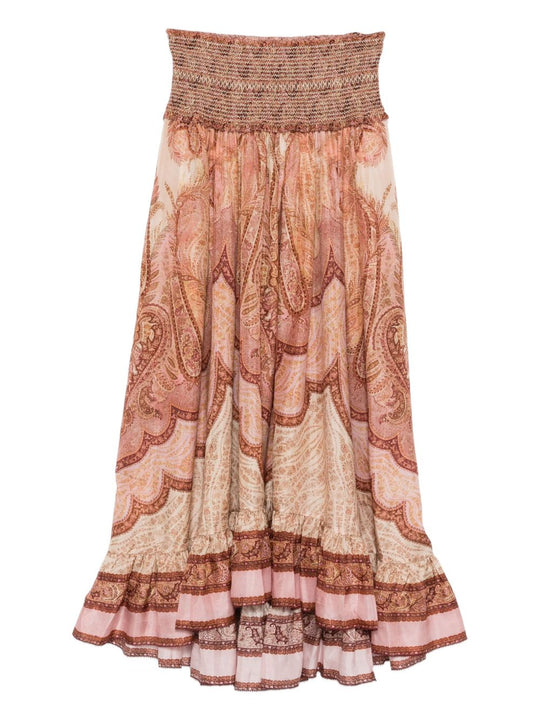 Wanderlust Silk Maxi Skirt