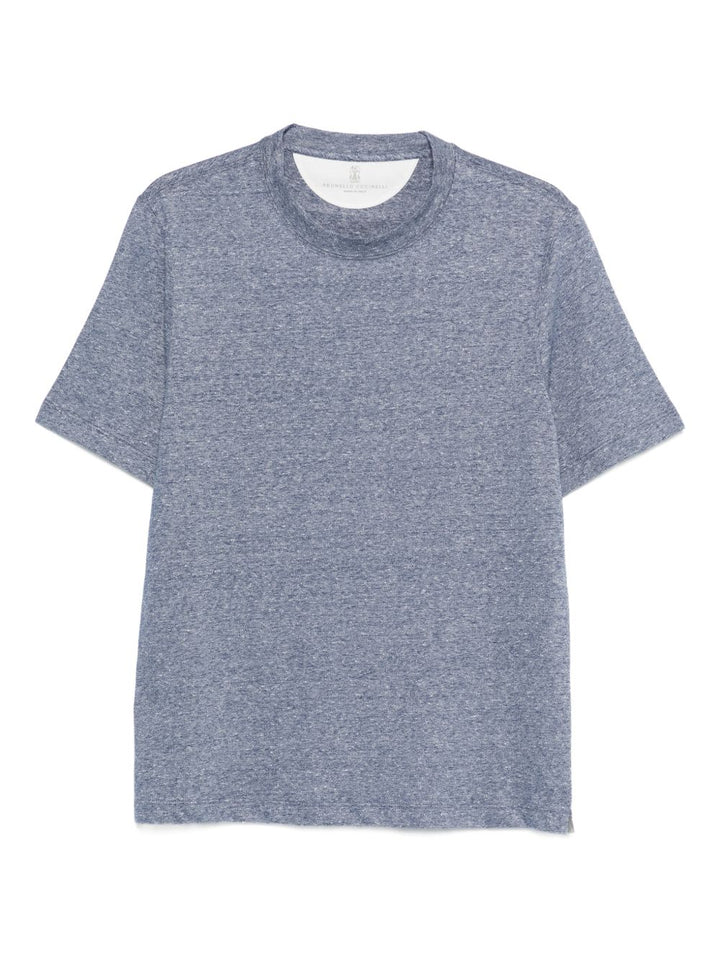 Brunello Cucinelli T-shirts and Polos - Blue and green | f3baf0450d203067b30e6169855e6524ae03655e