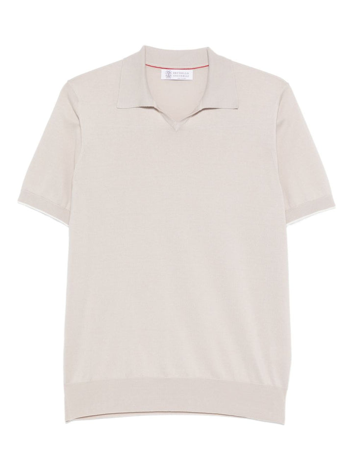 Brunello Cucinelli T-shirts and Polos - Light and natural | cf3d6c170306d6a7fa2ec40ad832dc176fd0670e