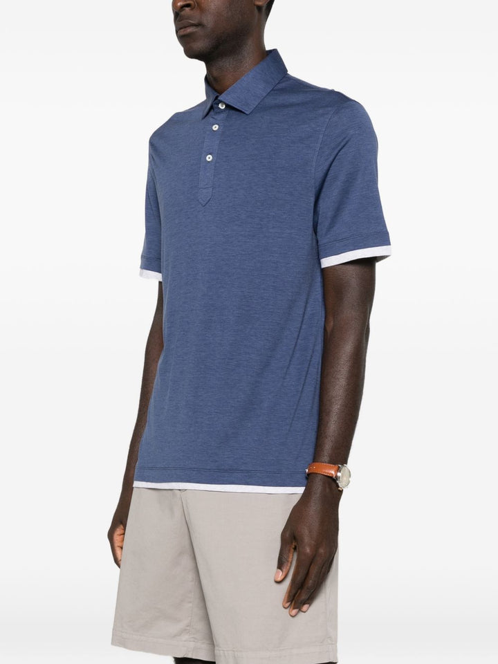 Brunello Cucinelli T-shirts and Polos - Blue and green | 5a75f275a9de4a00f0c717fcca991112cca3bac4
