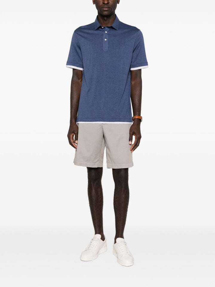 Brunello Cucinelli T-shirts and Polos - Blue and green | 46f34ac19b1465b269330c5d81e3089197be3330