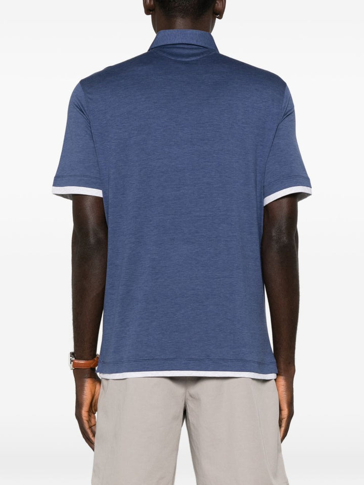 Brunello Cucinelli T-shirts and Polos - Blue and green | c318c8a07f5046d00e17322561d17c9c95793611