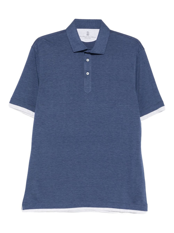 Brunello Cucinelli T-shirts and Polos - Blue and green | da31e4b476cb1029ae7d82d74680c3dd1dd69504