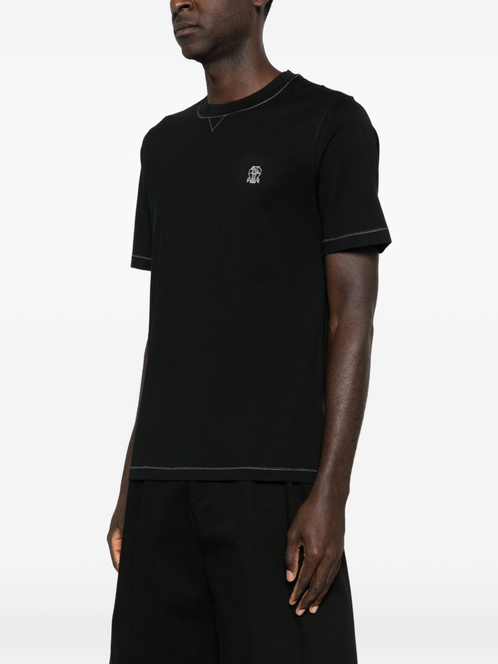 Brunello Cucinelli T-shirts and Polos - Blacks and greys | 2d05406a89ddef56ade5400011dbe84c467d73eb