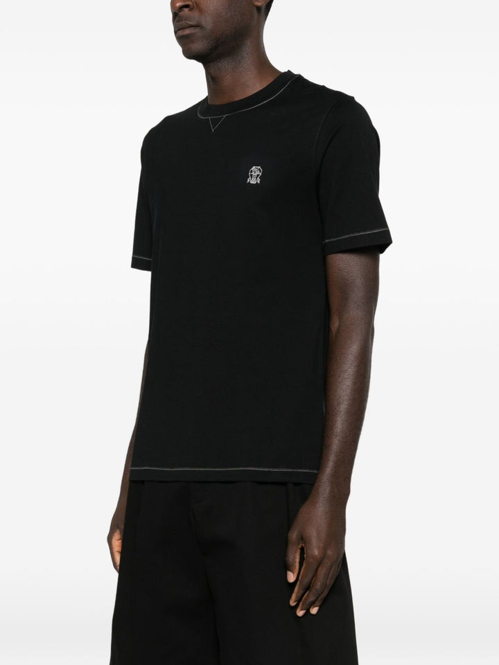 Brunello Cucinelli T-shirts and Polos - Blacks and greys | 2d05406a89ddef56ade5400011dbe84c467d73eb