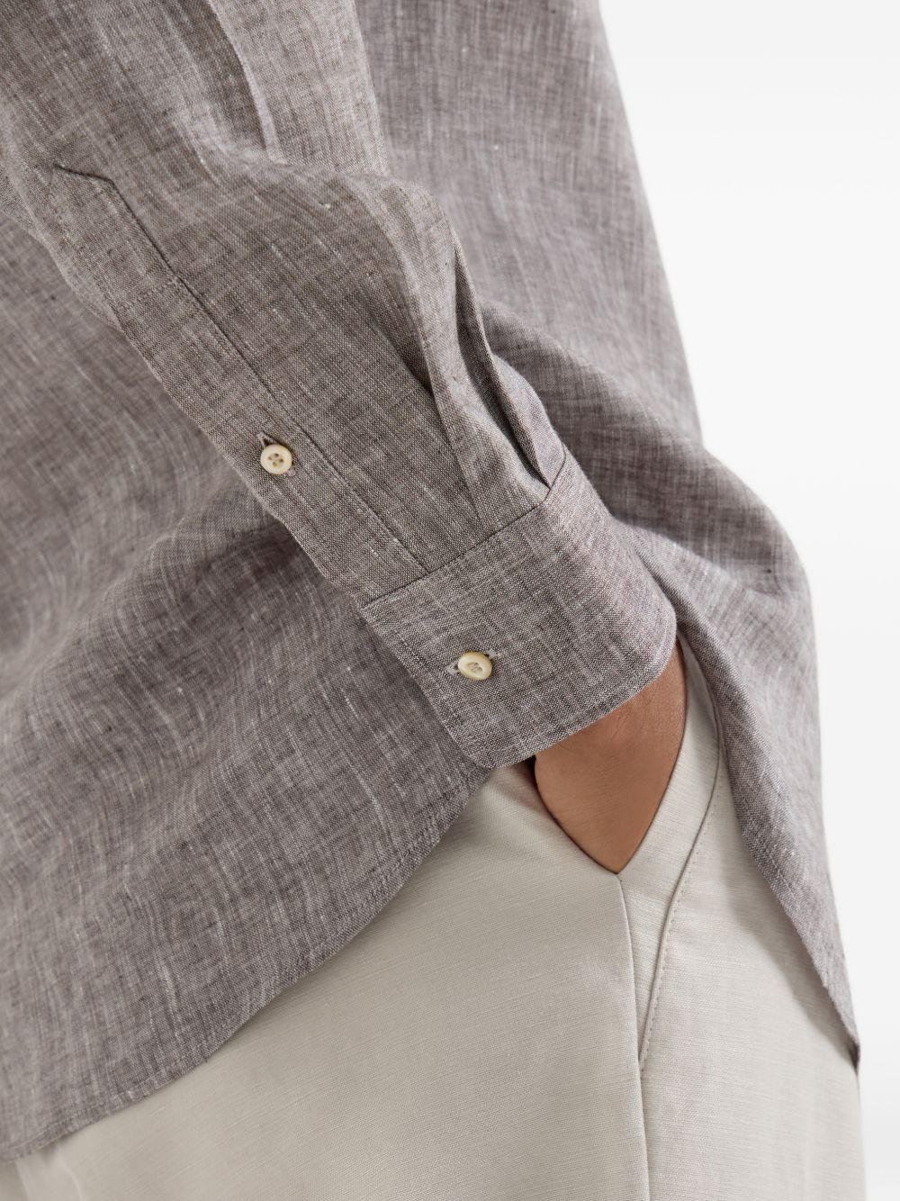 Brunello Cucinelli Shirts - MARRONE | fd2c926db973e7b75841c07c2b4eec716952a3f0