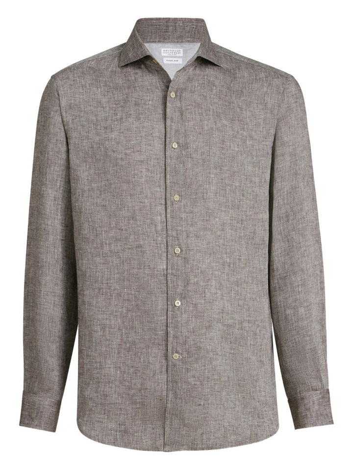 Brunello Cucinelli Shirts - MARRONE | 9472f280f75f1df84e290134a818854787e13cf4