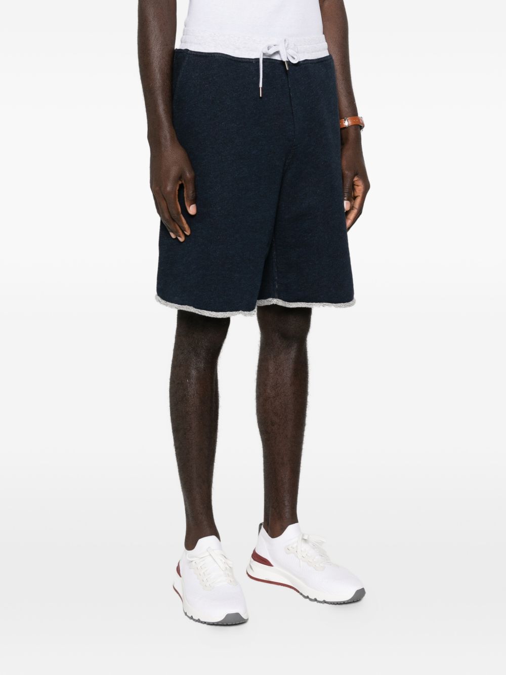 Brunello Cucinelli Shorts - Blue and green | 90d98ec1e8e6426db9f24c21e824d68cd127cbf3