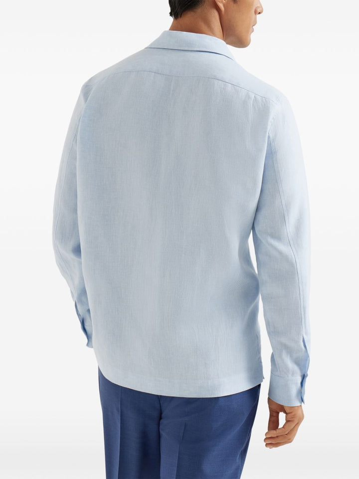 Brunello Cucinelli Shirts - Blue and green | 41ce41f27e6c990eba68376776573ae2e7df3f87