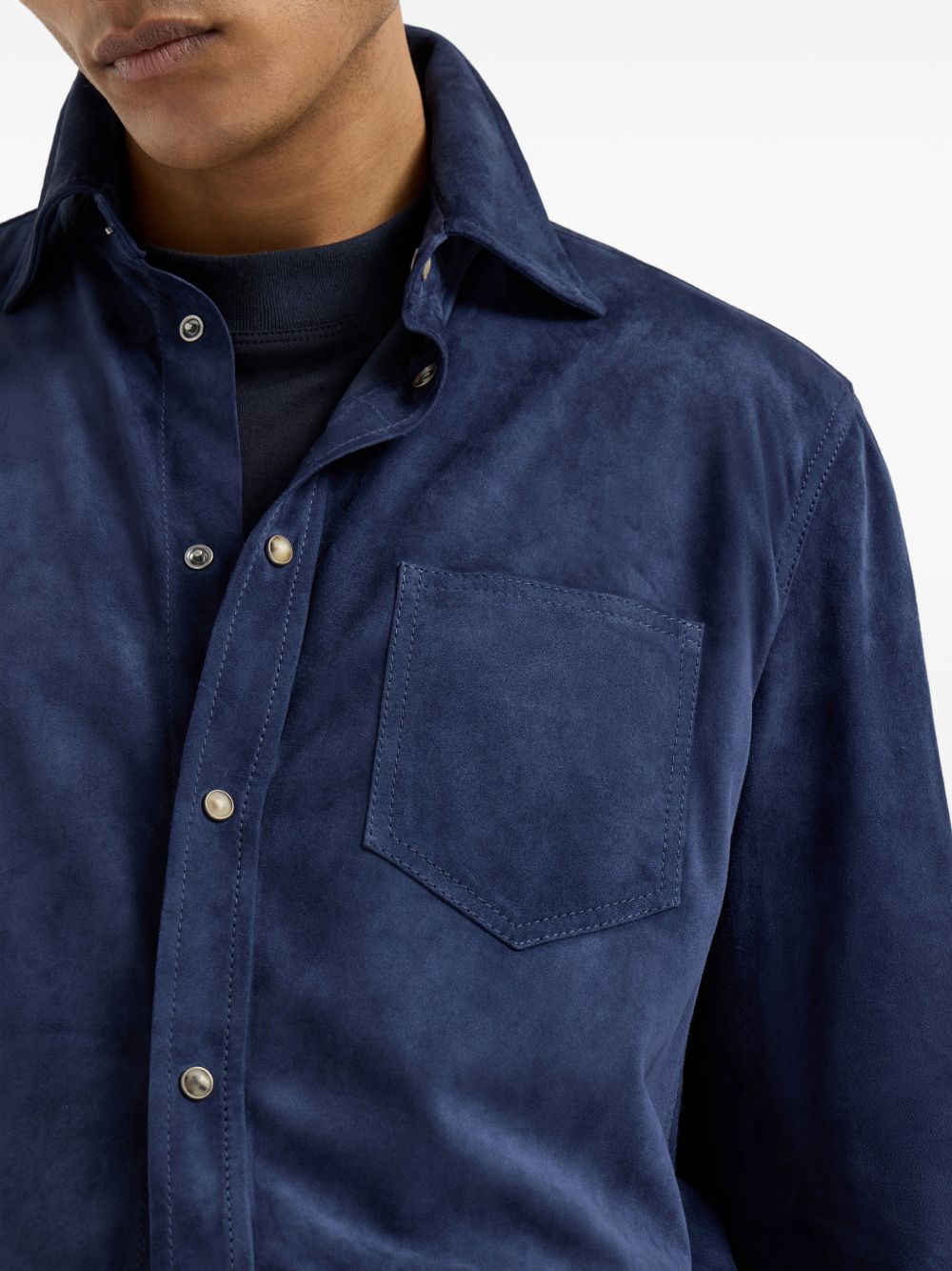 Brunello Cucinelli Shirts - Blue and green | 2691820b2ce0d597f43e68ce494ec99e6643ccac