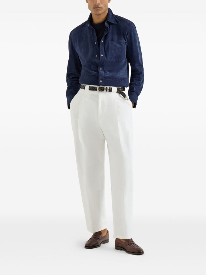 Brunello Cucinelli Shirts - Blue and green | 364bb778f6a45f02850838d4f39d6833bcd0b20a