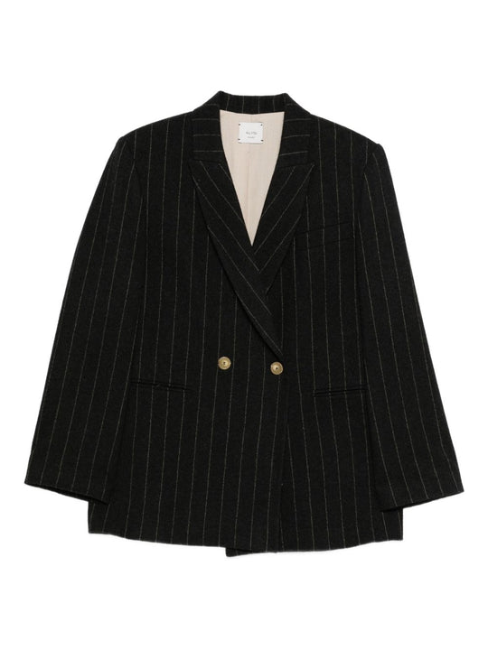Wool Double-Breasted Jacket