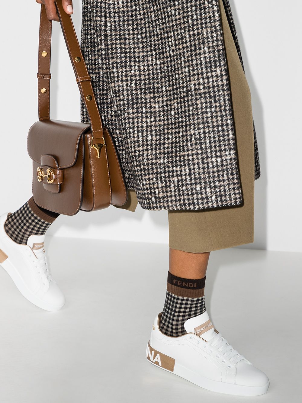 Dolce & Gabbana Sneakers - Brown | 5aa0b7f73eebdd6d53ffcb4e629f97eded95ac9e