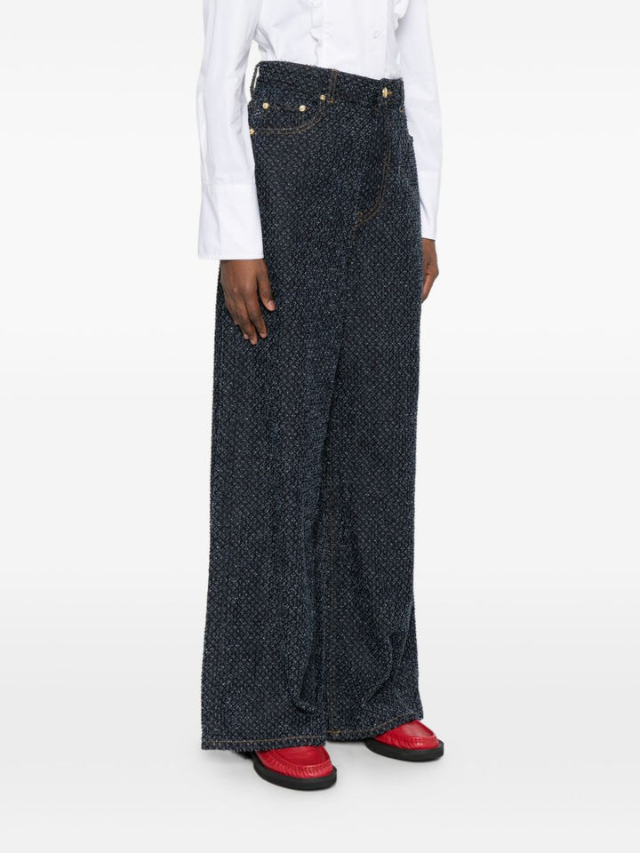 Ganni Jeans - Blue and green | 702f80b9821f2f8a03144b039fca4879bd946c7f