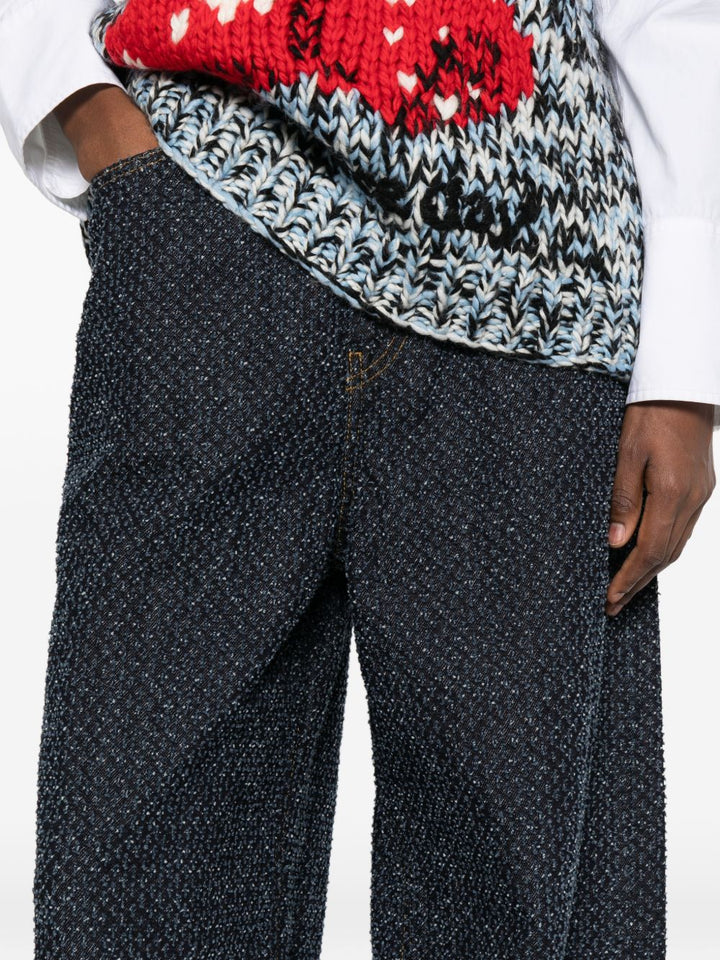 Ganni Jeans - Blue and green | c4260ab3cd473d1c5b91882ceebf4af37d1f23b5