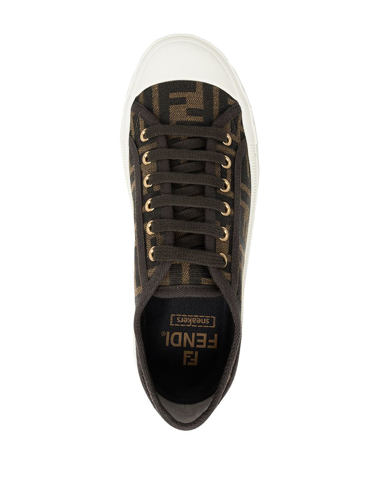 Fendi Sneakers - Brown | 8218a0ebc25734374ef3617ff309f8fa324b5aef