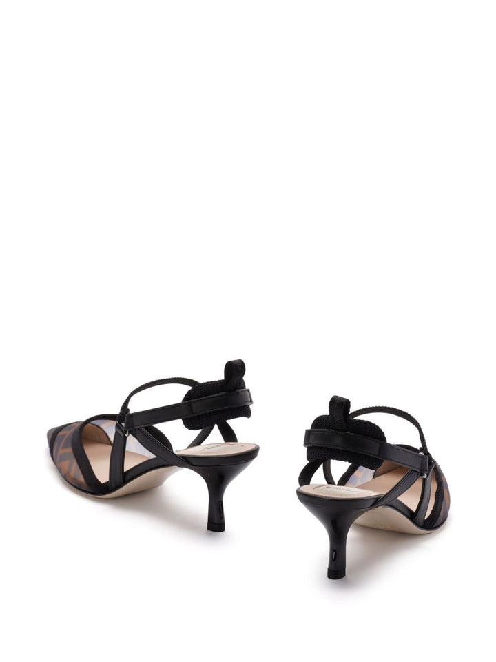 Fendi With Heel - Brown | 928d233b4afbe336e67a30771bdbe309a6fb36e5