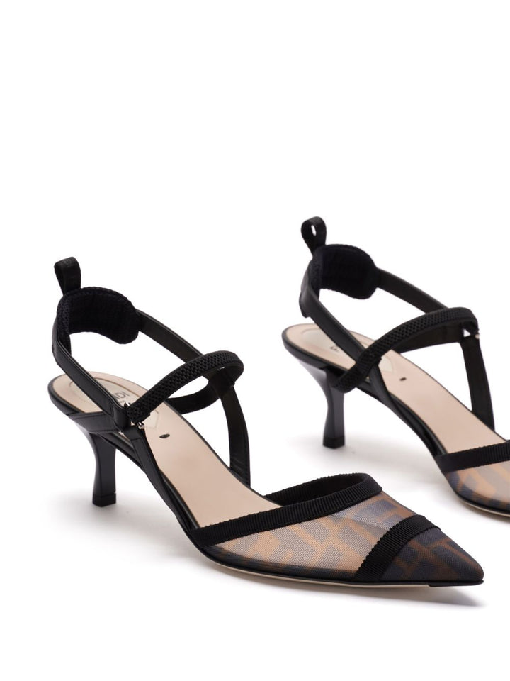 Fendi With Heel - Brown | bbcff84416bf81833eefeb02b52b32bfcc038cdd