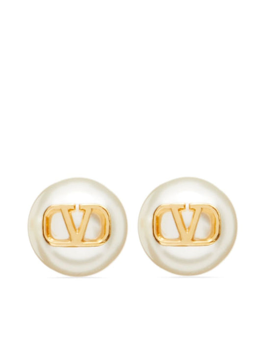 Vlogo Signature Pearls Earrings