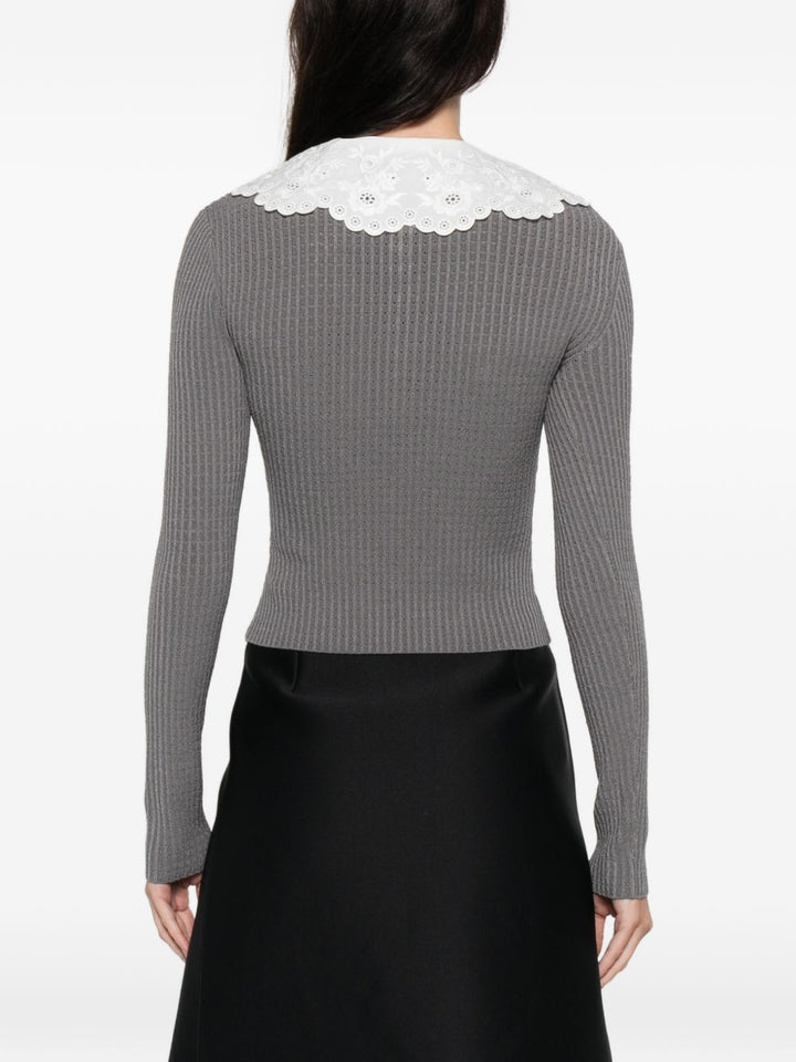 Self-Portrait Sweaters - Blacks and greys | bedd148e4381194de7503e593e7ce0e243a9b5c0