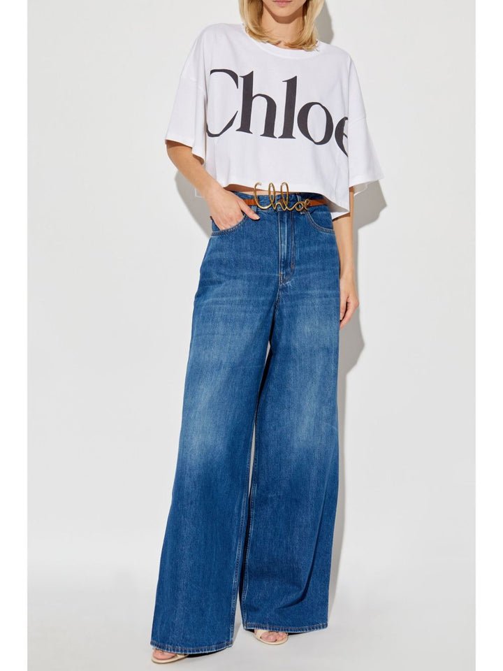 Chloè T-shirts and Polos - Light and natural | 738eaa3bde0df681816aabf0936db5df93ab0506