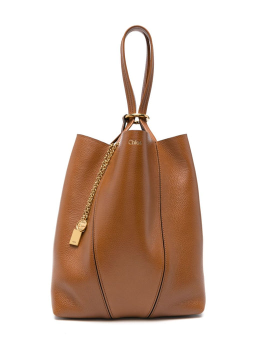 Chloé Spin Medium Leather Tote