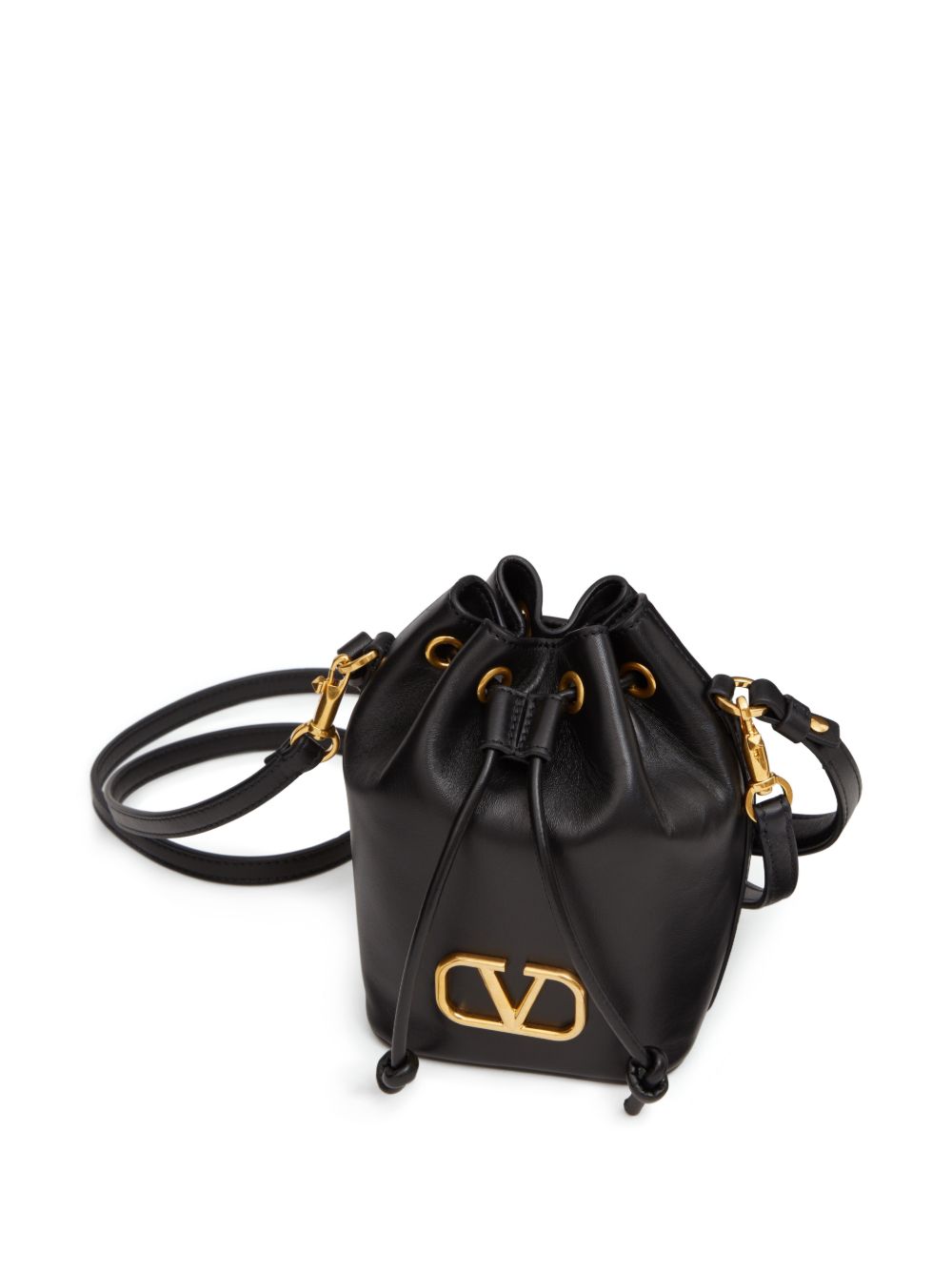 VALENTINO パーティバッグ 冠婚葬祭 合皮 ブラック ゴールド C35 Valentino Garavani Bags Blacks And Greys | Wanan Luxury